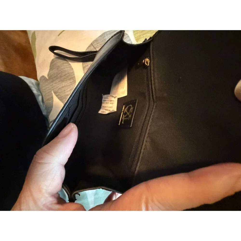NWT CXL by Christian Lacroix Park Small Clutch Wristlet Black